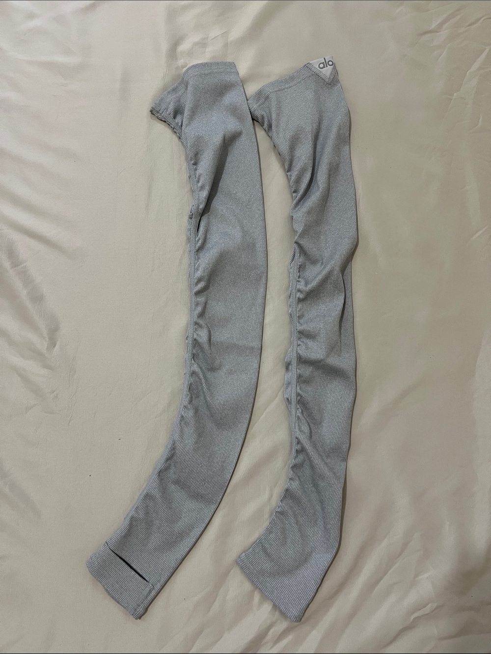 ALO Yoga Goddess Leg Warmer-Dover /  Gray Heather / XS • S